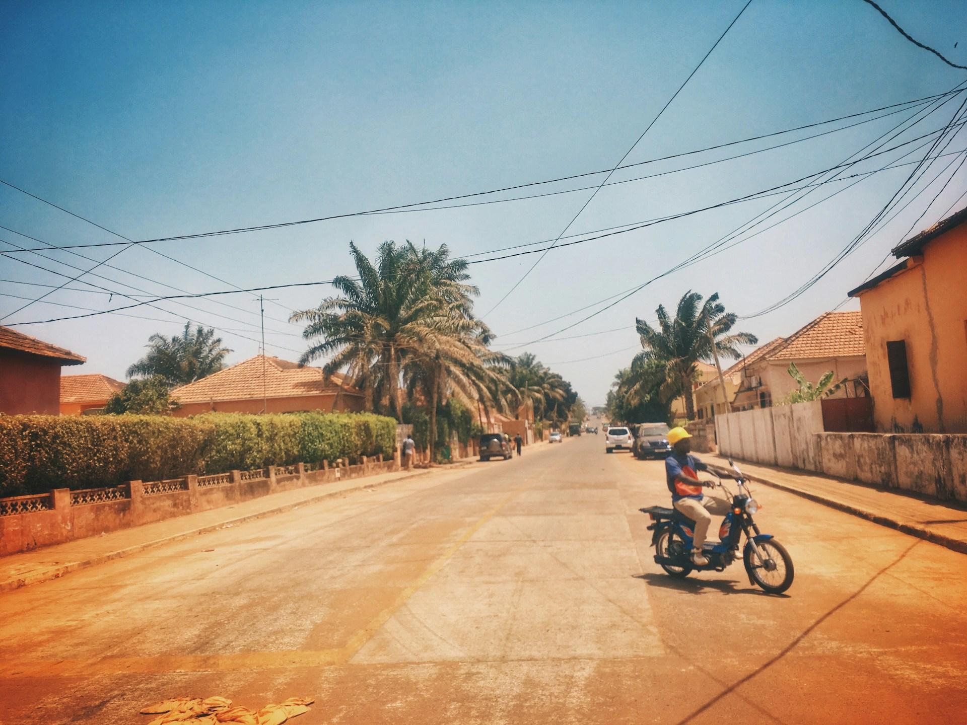 Driving in Guinea-Bissau