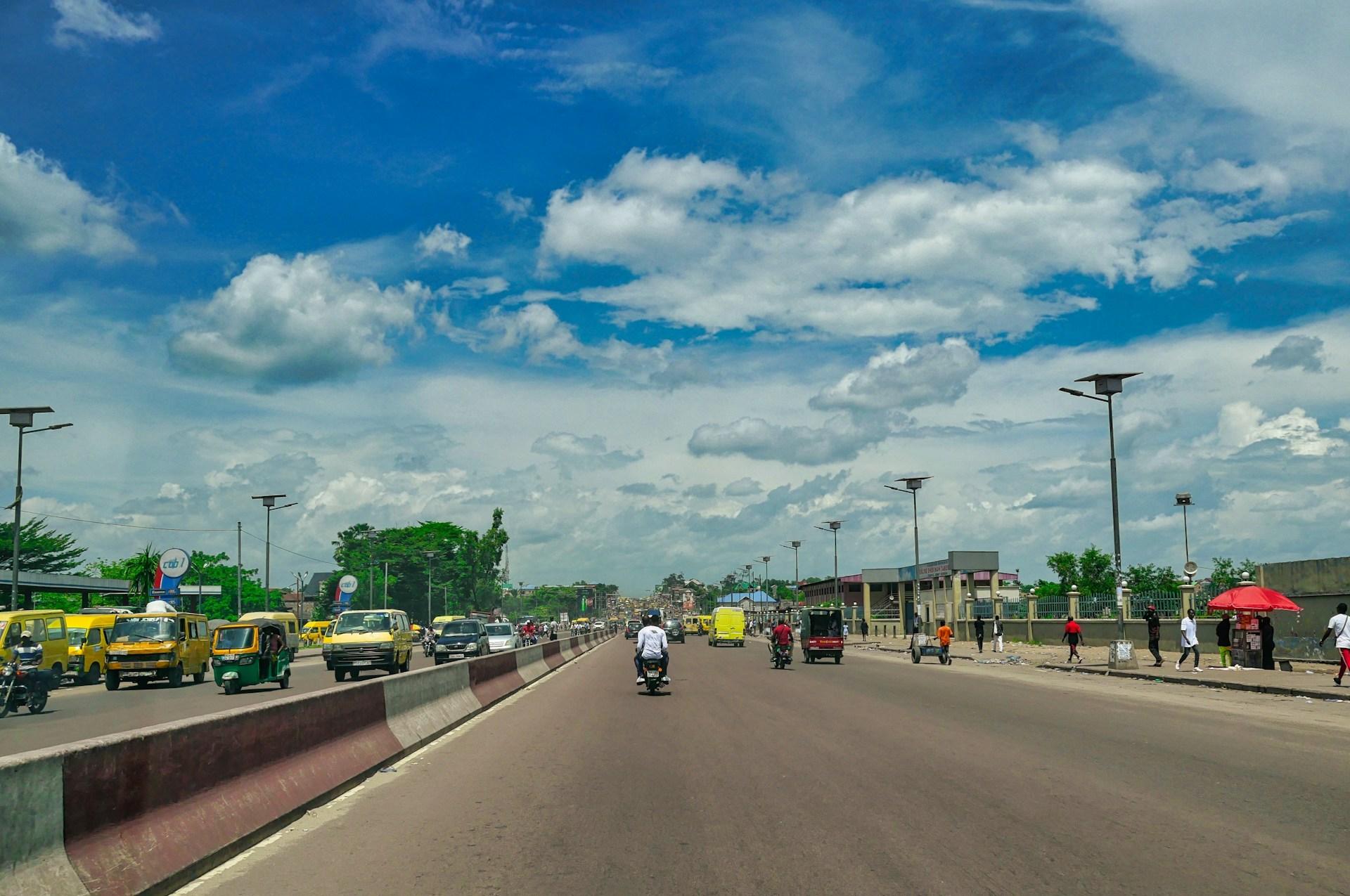 Driving in Congo - Kinshasa