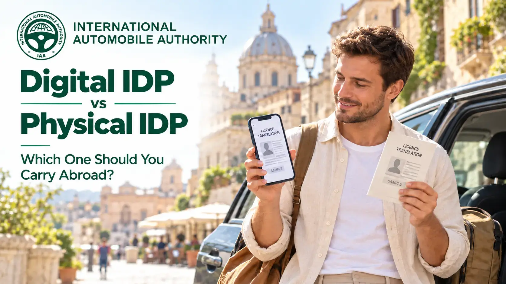 IDP digitale o cartaceo: quale portare per guidare all'estero?